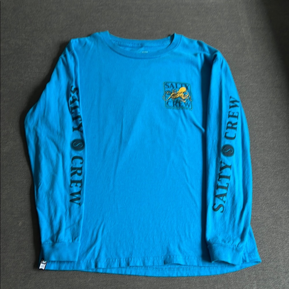 Salty Crew Blue Long Sleeve Shirt